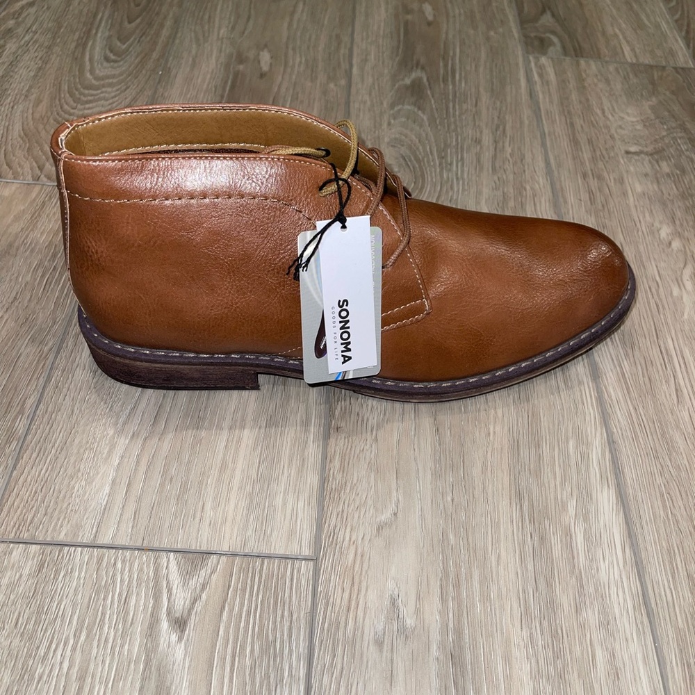 Sonoma Men's Brown Leather Shoes